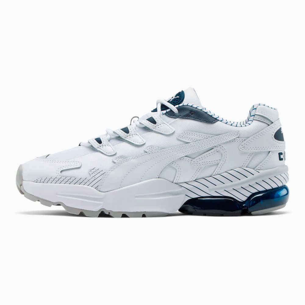 Puma CELL Alien NYC Férfi Sportcipő - Fehér/Sötétkék/Szürke ( Hungary - OGSHV5249 )